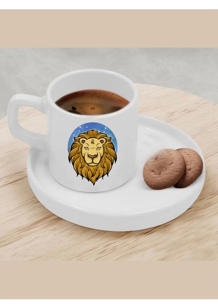 Türk Kahvesi Fincanı Aslan Burcu Fincan