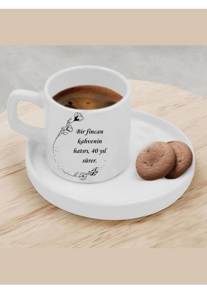 Türk Kahvesi Fincanı 40 Yıl Fincanı