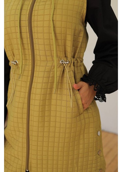 Kıtır Kapitone Yelek Yeşil modelleri