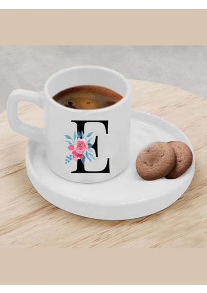 Türk Kahvesi Fincanı E Harfi Fincan