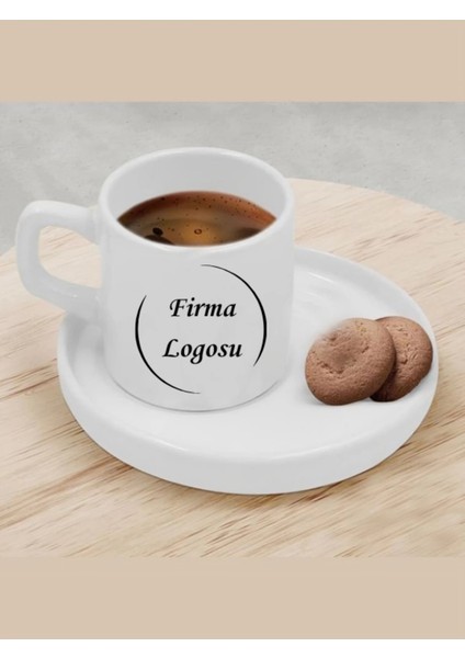 Kişiye Özel Türk Kahvesi Fincanı Logolu Fincan - Amblemli Fincan