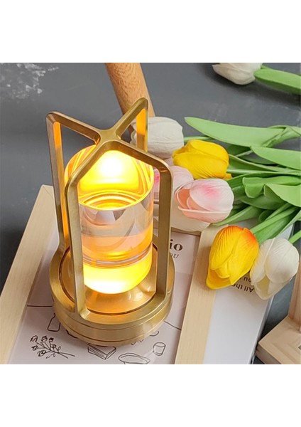 LED Masa Lambası Şarj Edilebilir Dokunmatik Gece Işık Yatak Odası Başucu Masa Lambası Restoran Dekoratif Lamba A (Yurt Dışından) indirimleri