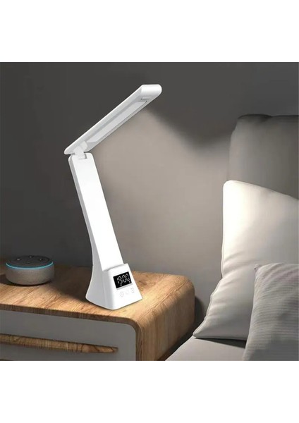 Şarj Edilebilir Masa Lambası Göze Bakan Masa Lambası LCD Ekran Katlanabilir Kol Göz Bakım Masa Lambaları Beyaz (Yurt Dışından) modelleri
