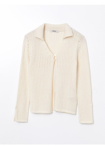 Yeni Sezon Polo Yaka Kadın Triko Hırka indirimleri