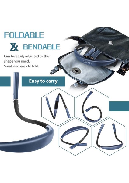 LED Boyun Okuma Işıkları, Şarj Edilebilir Kitap Okuma Işığı, Silikon Kollar Boyun Işıkları Çalışma-Mavi Için Okuma Lambası (Yurt Dışından) fiyatları