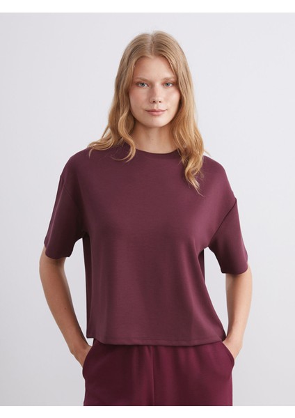 Yeni Sezon Bisiklet Yaka Kadın Tişört