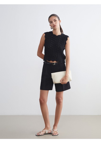 Yeni Sezon Bisiklet Yaka Ajurlu Kadın Triko Süveter fiyatları