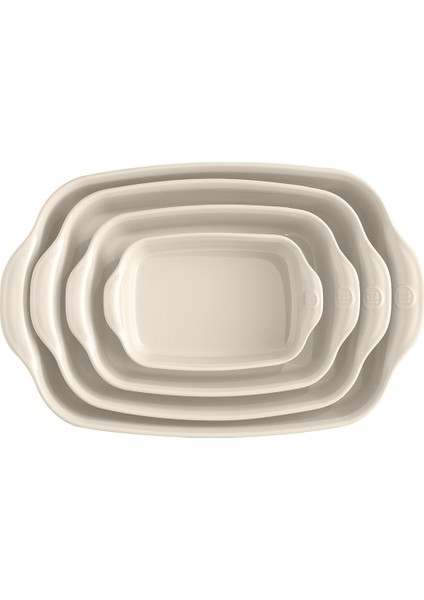 Fırın Kabı Dikdörtgen 22 x 14 cm Ekru/clay