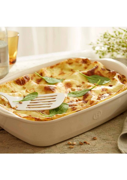 Fırın Kabı Dikdörtgen 36 x 23 cm Ekru/clay