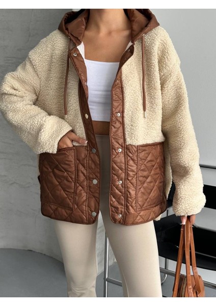 Zarax Siyah Cepli Peluş Mont modelleri