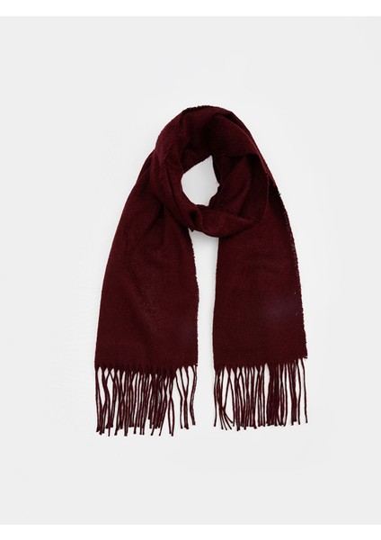 Yeni Sezon Düz Püsküllü Kadın Atkı