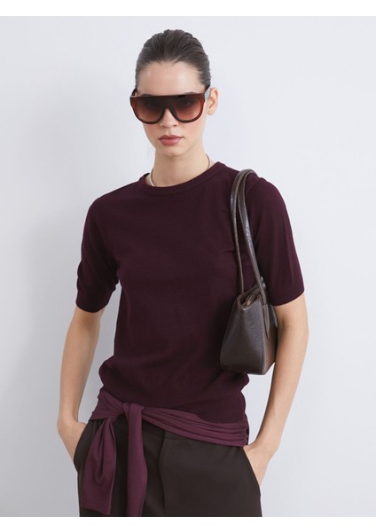 Yeni Sezon Bisiklet Yaka Kadın Triko Kazak