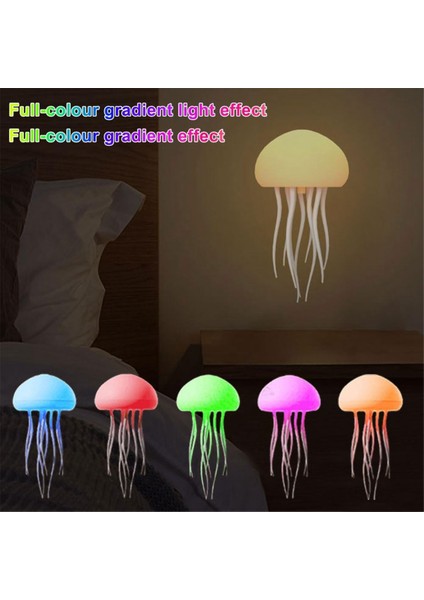 Denizanası Masa Lambası, Ses Kontrolü Dans Eden Bacaklı Denizanası Lambası, Rgb Gradyan Denizanası Başucu Lambası Şarj Edilebilir (Yurt Dışından) modelleri