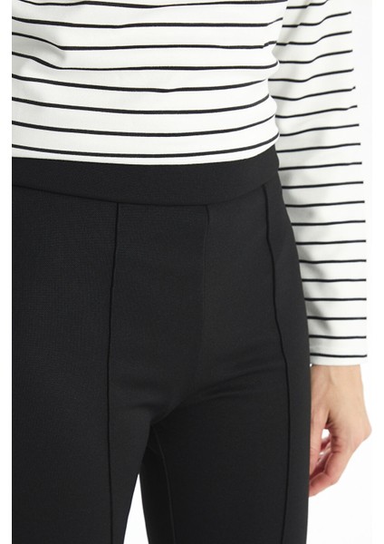 Yeni Sezon Dar Fit Ispanyol Paça Kadın Tayt Pantolon modelleri