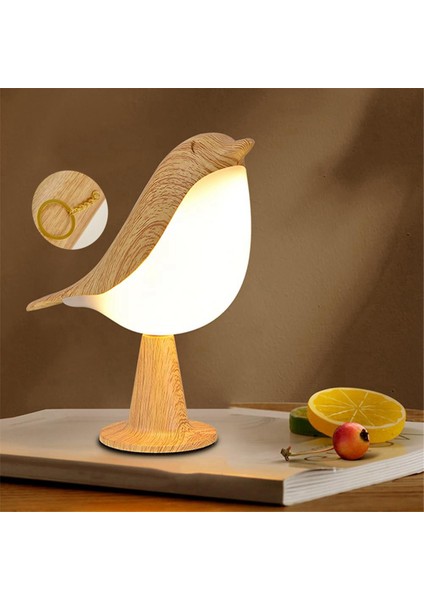 Kuş LED Başucu Lambası Küçük Kablosuz Kuş Gecesi Işık Kontrol Yatak Odası Masa Okuma Ev Dekor (Yurt Dışından) fiyatları