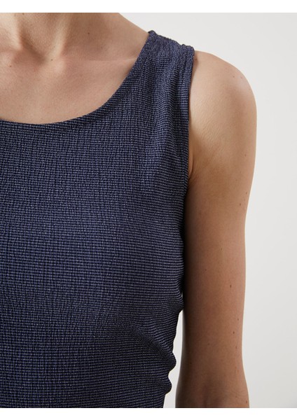 Yeni Sezon U Yaka Çizgili Kadın Atlet modelleri