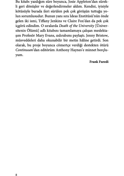 Nereye Gitti Bu Entelektüeller? - Frank Furedi indirimleri