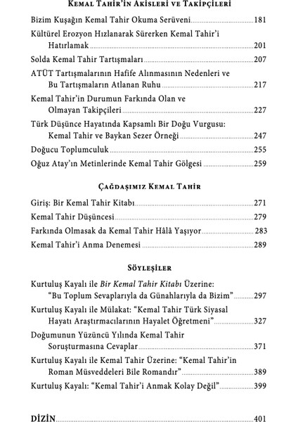 Kemal Tahir’in Entelektüel Portresi - Kurtuluş Kayalı fırsatları