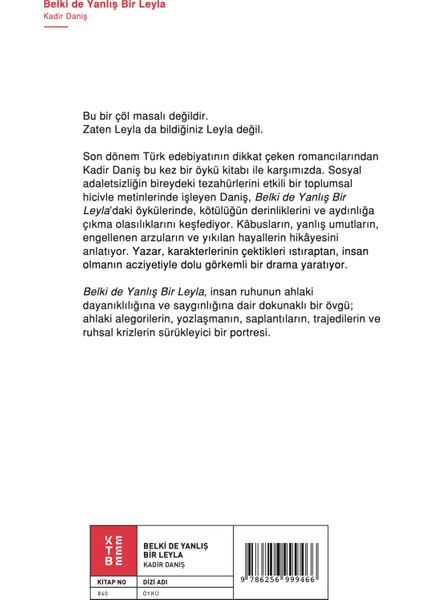 Belki de Yanlış Bir Leyla - Kadir Daniş fiyatları