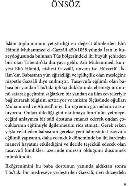 El Münkız mine’d-Dalâl - İmam Gazzâlî indirimleri