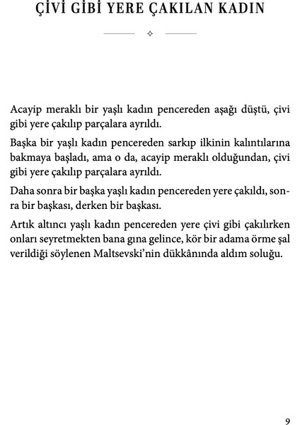 Ufak Tefek Olaylar - Daniil Harms