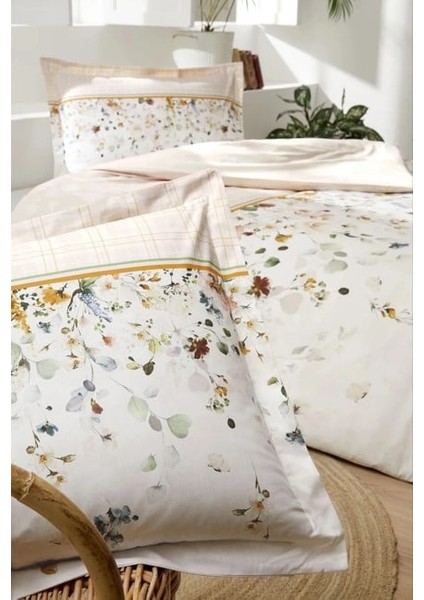 Özdilek Çift Kişilik Ranforce Nev Takımı Marigold Krem fiyatları