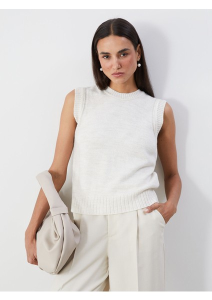 Yeni Sezon Bisiklet Yaka Kadın Triko Süveter