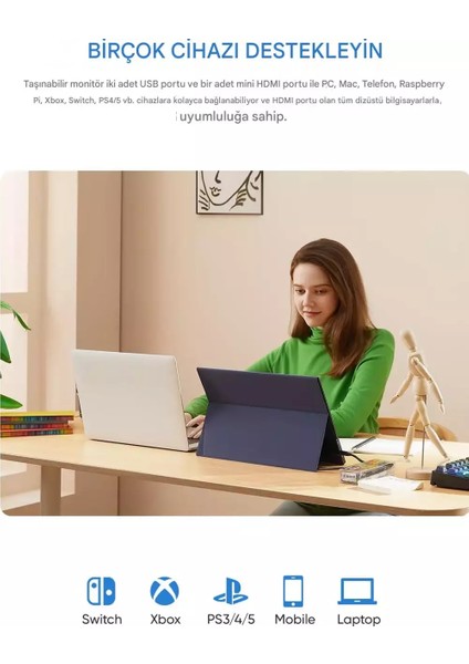 A1 Gamut 15.6" Full Hd 60Hz IPS Ultra Ince Taşınabilir Monitör modelleri