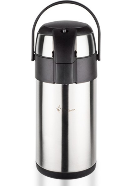 Çelik Kapaklı Pompalı Termos 3 Lt PNG-1230(A) fiyatları