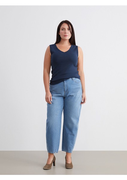 Yeni Sezon Büyük Beden V Yaka Kadın Atlet fiyatları