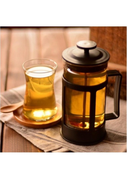 2301 Frech Press Süzgeçli Kahve Ve Çay Kupası