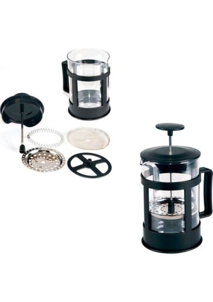 2301 Frech Press Süzgeçli Kahve Ve Çay Kupası