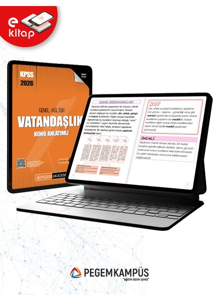 2026 Kpss Genel Yetenek Genel Kültür Vatandaşlık Konu Anlatımlı E modelleri