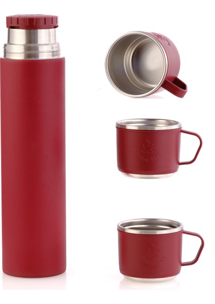 PENGUEN-1050G Bordo Gina Kamp Termosu 500ML
