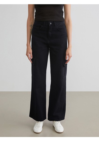 Yeni Sezon Wideleg Kadın Kargo Jean Pantolon fiyatları