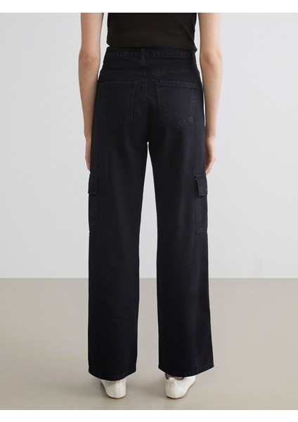 Yeni Sezon Wideleg Kadın Kargo Jean Pantolon fırsatları