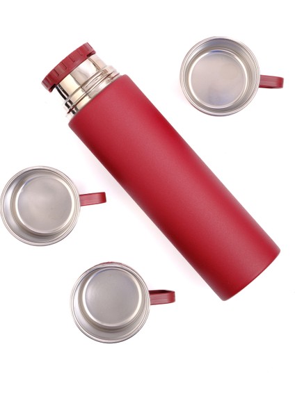 PENGUEN-1050G Bordo Gina Kamp Termosu 500ML