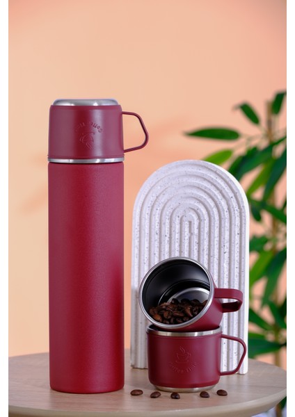 PENGUEN-1050G Bordo Gina Kamp Termosu 500ML