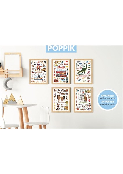- Sticker Poster Mini Knights modelleri