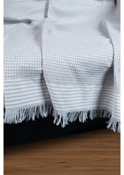 Mars 180 x 220 cm Pitikare Desen Püsküllü Koltuk Örtüsü