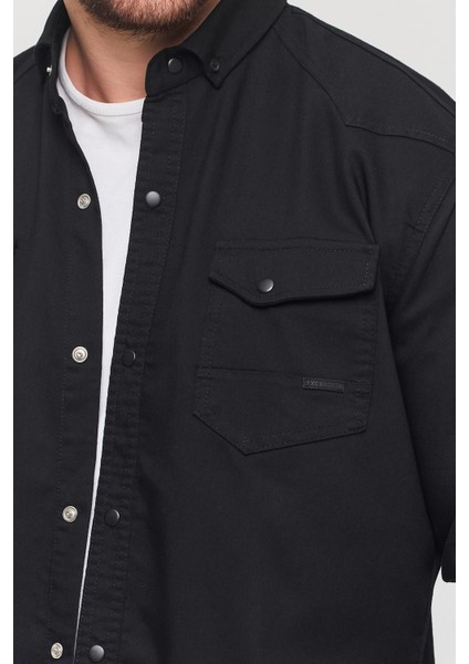 3A Moda Yxcslim Fit Erkek Kot Gömlek modelleri