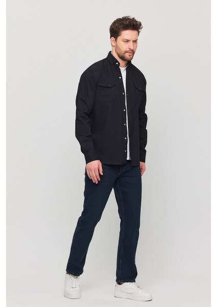 3A Moda Yxcslim Fit Erkek Kot Gömlek fırsatları
