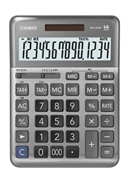 DM-1400F Masa Üstü Hesap Makinesi 14 Haneli Geniş Ekran ile Kullanım Kolaylığı fiyatları