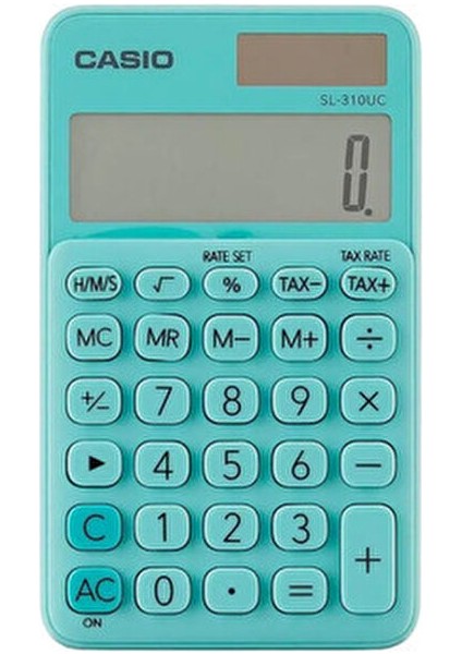 SL-310UC-GN Yeşil Renkli 10 Haneli Cep Tipi Hesap Makinesi Pratik Fonksiyonlar modelleri