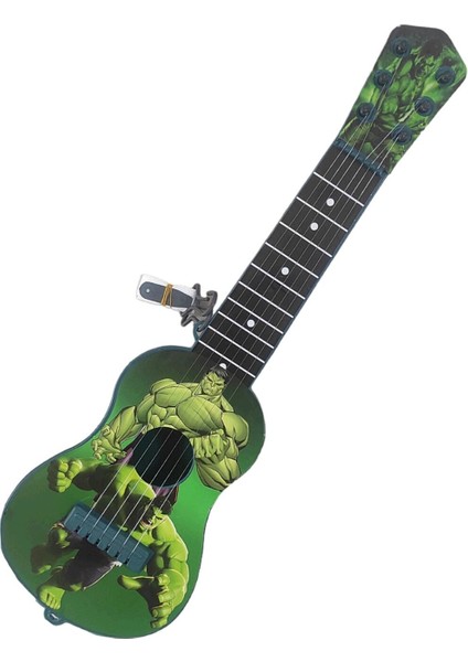 Oyuncak 6 Telli Hulk Gitar 50 Cm. Okul Gösteri Gitarı fiyatları