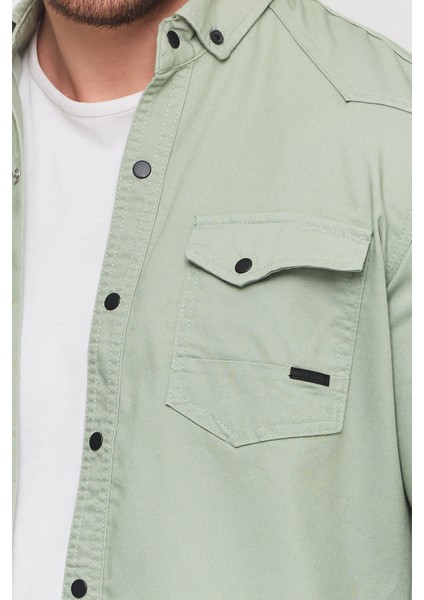 3A Moda Yxcslim Fit Erkek Kot Gömlek modelleri