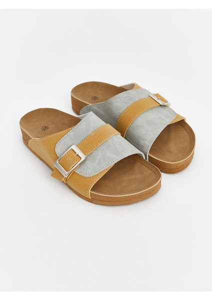 Yeni Sezon Tek Bantlı Cırt Cırtlı Kadın Terlik