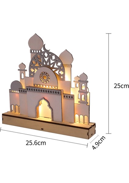 C Ahşap Eid Mübarek LED Gece Işık Müslüman Ramazan Dekoru Ev Islam Müslüman Partisi Mübarek Dekor Parti Malzemeleri (Yurt Dışından) indirimleri
