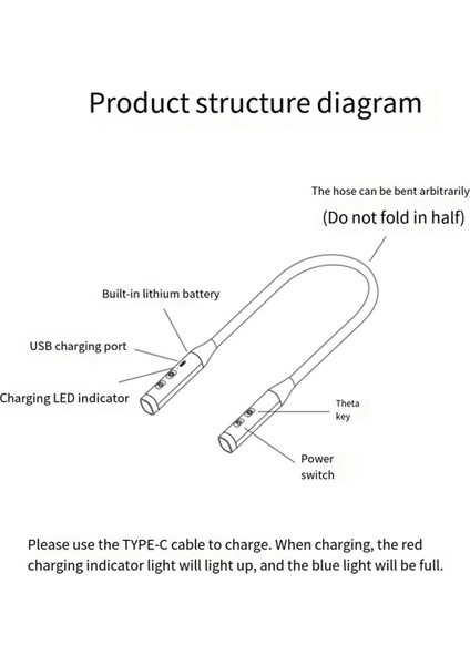 Boyun Okuma Işık Kitap Işıkları Yatakta Okuma Bükülebilir Uzun Kalıcı Taşınabilir USB Şarj Edilebilir Esnek LED Kitap Aydınlatma (Yurt Dışından) indirimleri