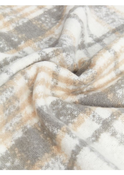 Yeni Sezon Ekose Desenli Kadın Atkı indirimleri